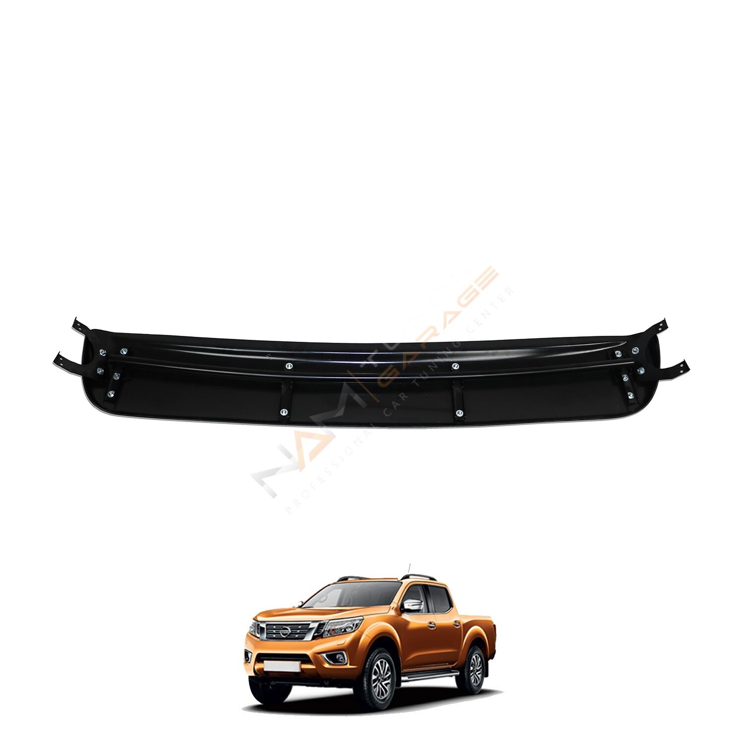 Nissan Navara Ön Cam Güneşliği 2016+ Parlak Siyah