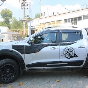 Nissan Navara Yarasa Kapı Kaplama 6 Parça 2016+