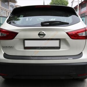 Nissan Qashqai Arka Tampon Eşiği 2014-2016 Tampon Üstü Koruma Parlak / Mat Siyah