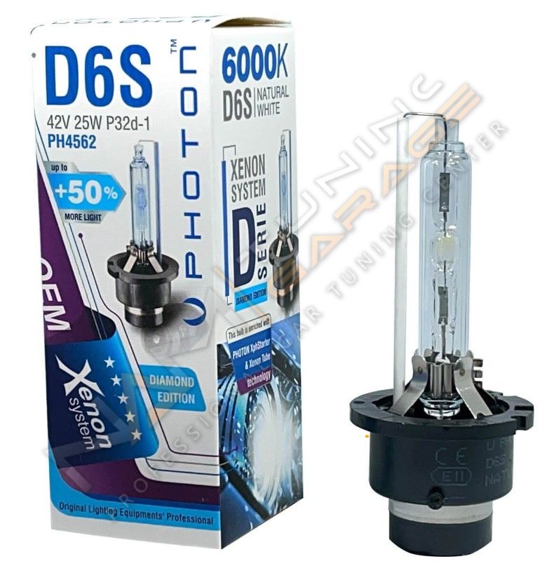 PHOTON D6S 6000K +%50 FAZLA IŞIK OEM AMPUL
