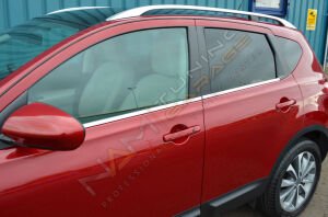 Nissan Qashqai Krom Cam Çıtası 2010-2013 Paslanmaz Çelik