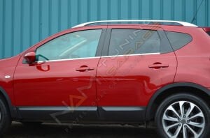 Nissan Qashqai Krom Cam Çıtası 2010-2013 Paslanmaz Çelik