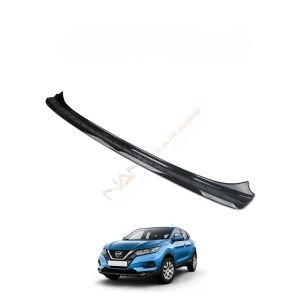 Nissan Qashqai Arka Tampon Eşiği 2021+ Tampon Üstü Koruma Parlak / Mat Siyah