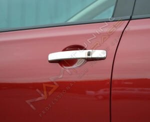 Nissan Qashqai Krom Kapı Kolu 2007-2014 Sensörlü Paslanmaz Çelik