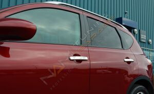 Nissan Qashqai Krom Kapı Kolu 2007-2014 Sensörsüz Paslanmaz Çelik