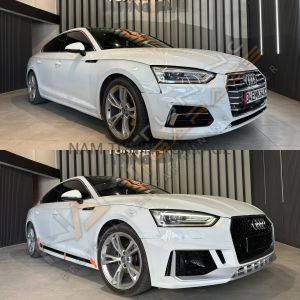 Audi A5 RS5 Body Kit Ön Arka Tampon Panjur Marşpiyel Seti 2016-2019