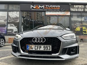 Audi A5 RS5 Body Kit Ön Arka Tampon Panjur Marşpiyel Seti 2016-2019