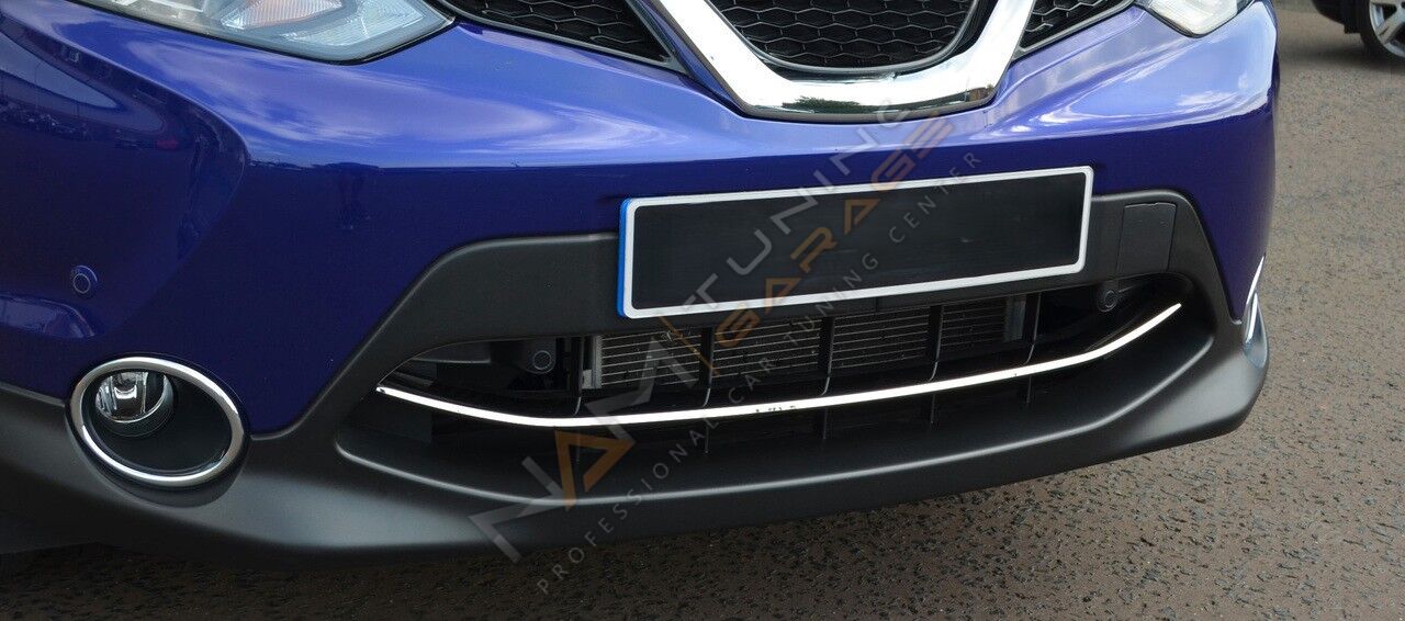 Nissan Qashqai Krom Ön Tampon Alt Çıtası 2014-2017