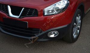 Nissan Qashqai Sis Farı Çerçevesi 2010-2014 ABS Krom