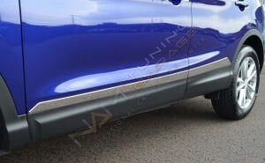 Nissan Qashqai Krom Yan Kapı Çıtası 2014-2017 Paslanmaz Çelik