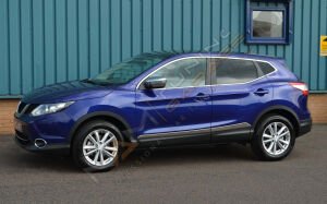 Nissan Qashqai Krom Yan Kapı Çıtası 2014-2017 Paslanmaz Çelik