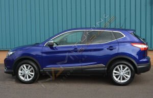 Nissan Qashqai Krom Yan Kapı Çıtası 2014-2017 Paslanmaz Çelik