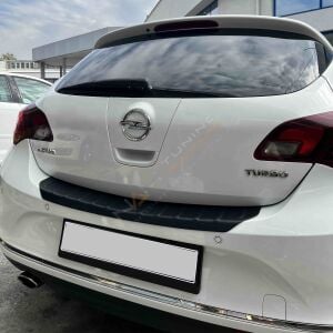 Opel Astra J Arka Tampon Eşiği HATCHBACK 2012-2018 Tampon Üstü Koruma Parlak / Mat Siyah