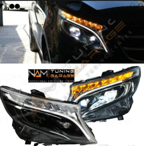 W447 VITO 2015-2019 IÇIN UYUMLU FULL LED FAR TAK ÇALIŞTIR DOLU