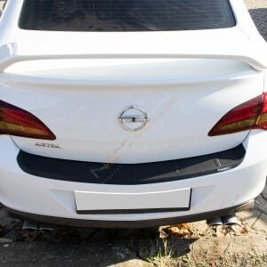 Opel Astra J Arka Tampon Eşiği SEDAN 2012-2018 Tampon Üstü Koruma Parlak / Mat Siyah