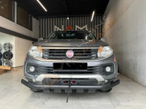 Fiat Fullback Siyah Ön Koruma PST24
