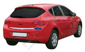 Opel Astra J Krom Bagaj Alt Çıta 2010-2015 HATCHBACK uyumlu Paslanmaz Çelik