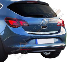 Opel Astra J Krom Bagaj Alt Çıta 2010-2015 HATCHBACK uyumlu Paslanmaz Çelik