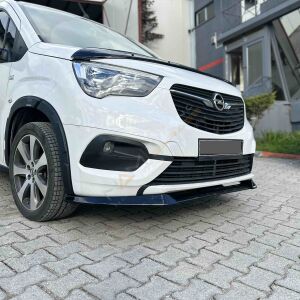 Opel Combo E Ön Tampon Altı Lip Parlak Siyah 2019+ Uyumlu