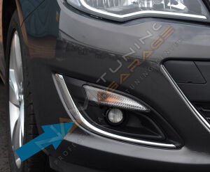 Opel Astra J Krom Sis Farı Çerçevesi 2009-2019 Paslanmaz Çelik