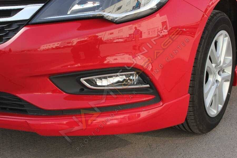 Opel Astra K Krom Sis Farı Çerçevesi 2015+ Paslanmaz Çelik