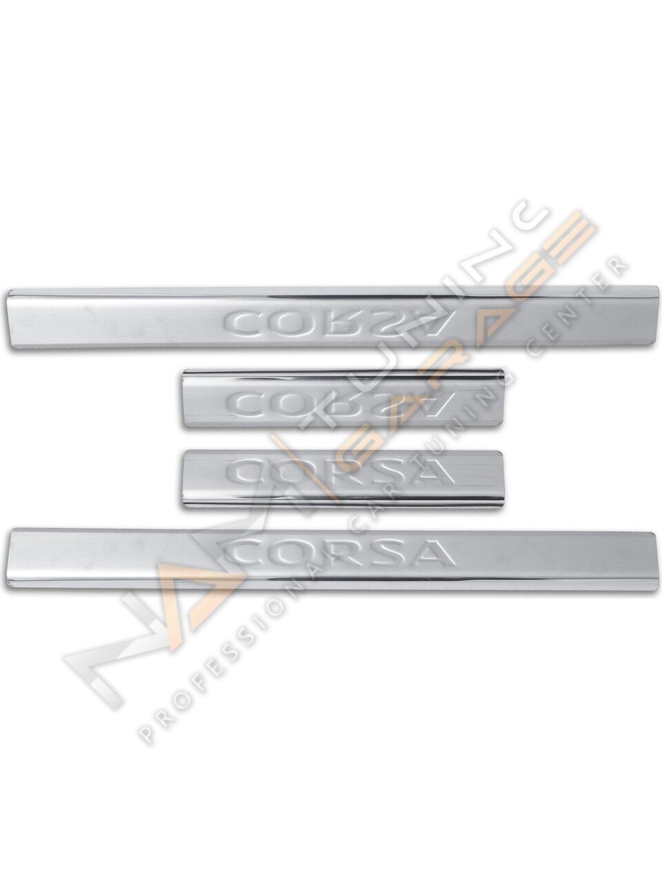 Opel Corsa C Krom Kapı Eşiği 2000-2006 Paslanmaz Çelik