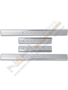 Opel Corsa C Krom Kapı Eşiği 2000-2006 Paslanmaz Çelik