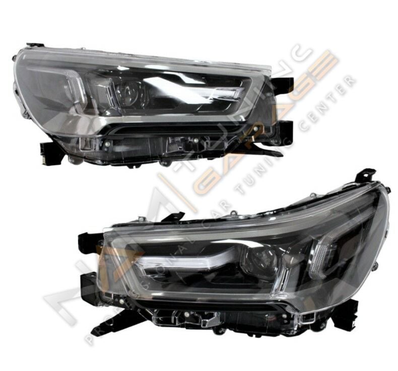 TOYATA HILUX 2020+ IÇIN UYUMLU LED FAR YÜKSELTME (HALOJEN FARLI MODEL IÇIN)