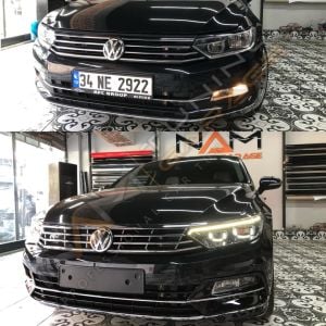 PASSAT B8 LED FAR B8.5 GÖRÜNÜM 2015-2018 arası uyumlu (DOUBLE U)