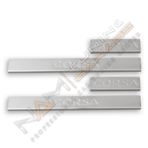 Opel Corsa D Krom Kapı Eşiği 2007-2014 Paslanmaz Çelik