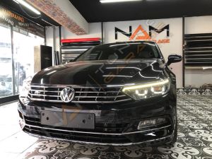 PASSAT B8 2015-2018 B8,5 IÇIN UYUMLU GÖRÜNÜMLÜ LED FAR (DOUBLE U)