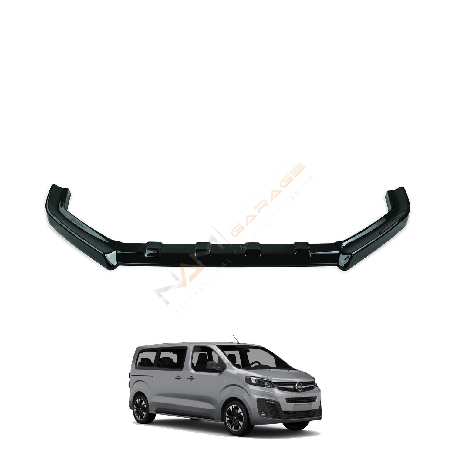 Opel Zafira Ön Tampon Altı Lip Parlak Siyah 2019+ Uyumlu
