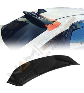 Fiat Linea Cam Üstü Spoyler Arka Cam Üstü Spoiler Parlak Siyah