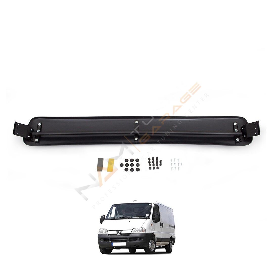 Peugeot Boxer Ön Cam Güneşliği 1994-2006 Parlak Siyah