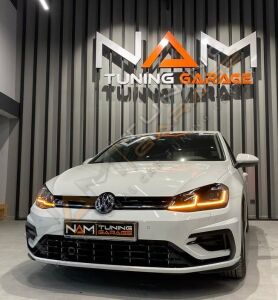Golf 7 Mk7 J Led Far Silver 2012-2017 arası uyumlu