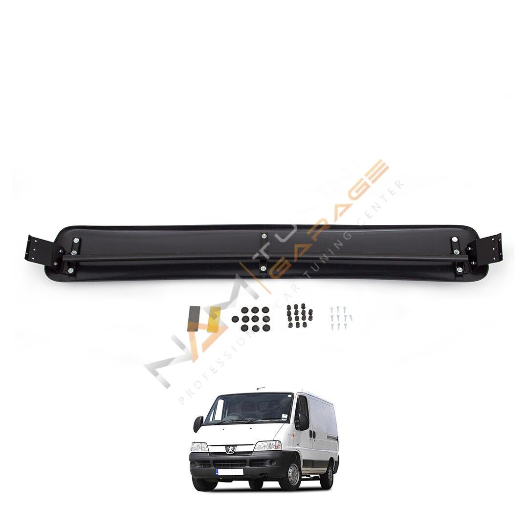 Peugeot Boxer Ön Cam Güneşliği 2006-2014 Parlak Siyah