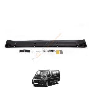 Peugeot Boxer Ön Cam Güneşliği 2014+ Parlak Siyah