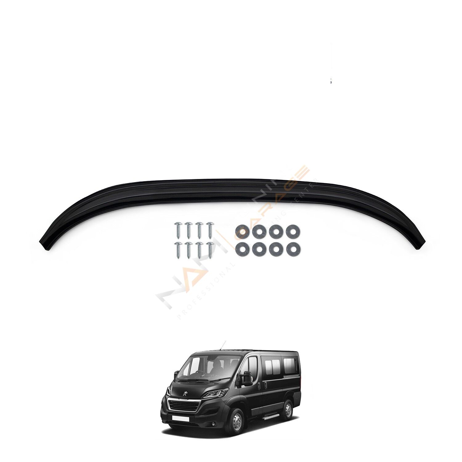 Peugeot Boxer Ön Tampon Lip 2014+ Siyah / Beyaz Seçenekli
