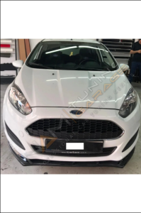 Ford Fiesta Lip Makyajlı Kasa Ön Lip Parlak Siyah