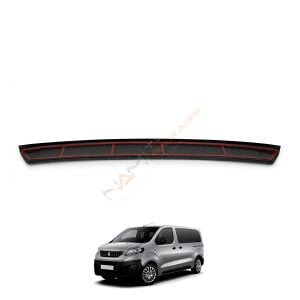 Peugeot Expert Arka Tampon Eşiği 2017+ Tampon Üstü Koruma Parlak / Mat Siyah