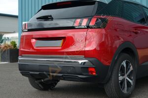 Peugeot 3008 Bagaj Alt Çıta 2016+ Paslanmaz Çelik