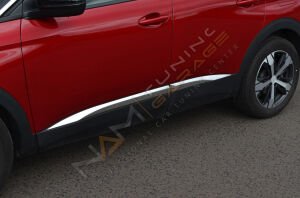 Peugeot 3008 Yan Kapı Çıtası 2016- Paslanmaz Çelik