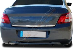Peugeot 301 Krom Bagaj Alt Çıta 2012- Paslanmaz Çelik