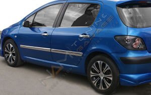Peugeot 307 Krom Cam Çıtası 2001-2008 4 parça