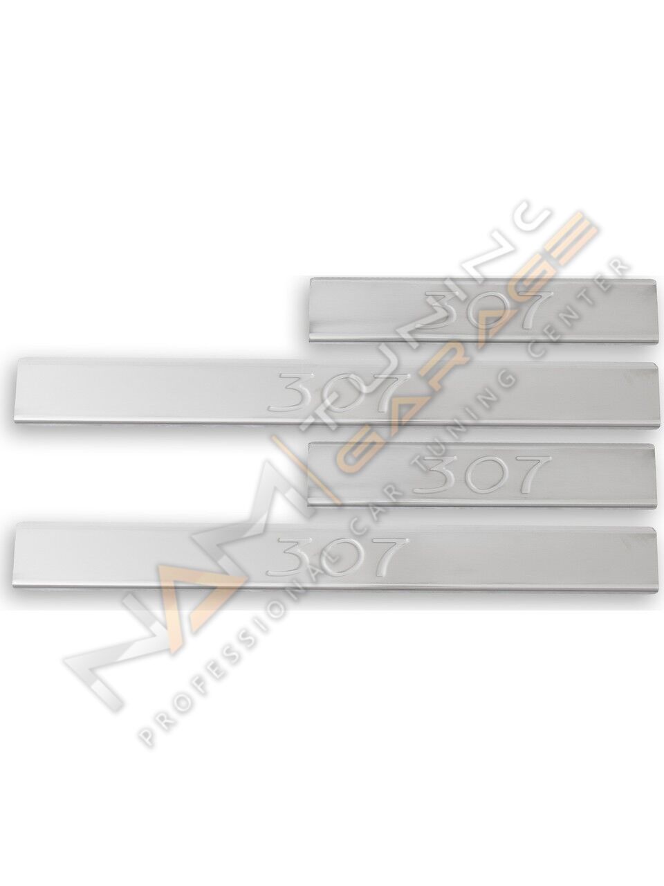Peugeot 307 Krom Kapı Eşiği 2001-2008 Paslanmaz Çelik