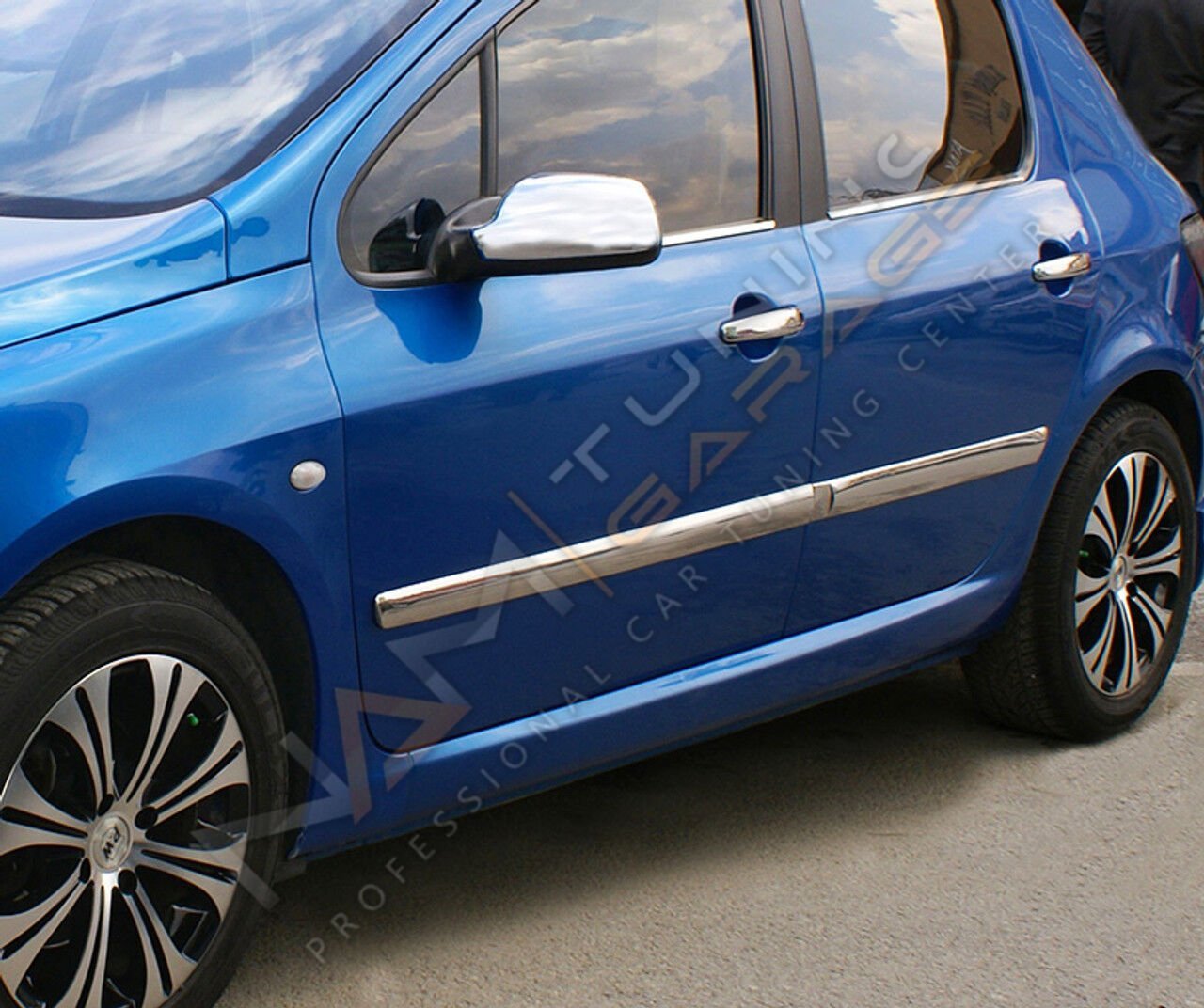 Peugeot 307 Krom Kapı Kolu 2001-2008 Paslanmaz Çelik