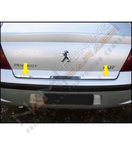 Peugeot 407 Krom Bagaj Alt Çıta 2004-2010 Paslanmaz Çelik
