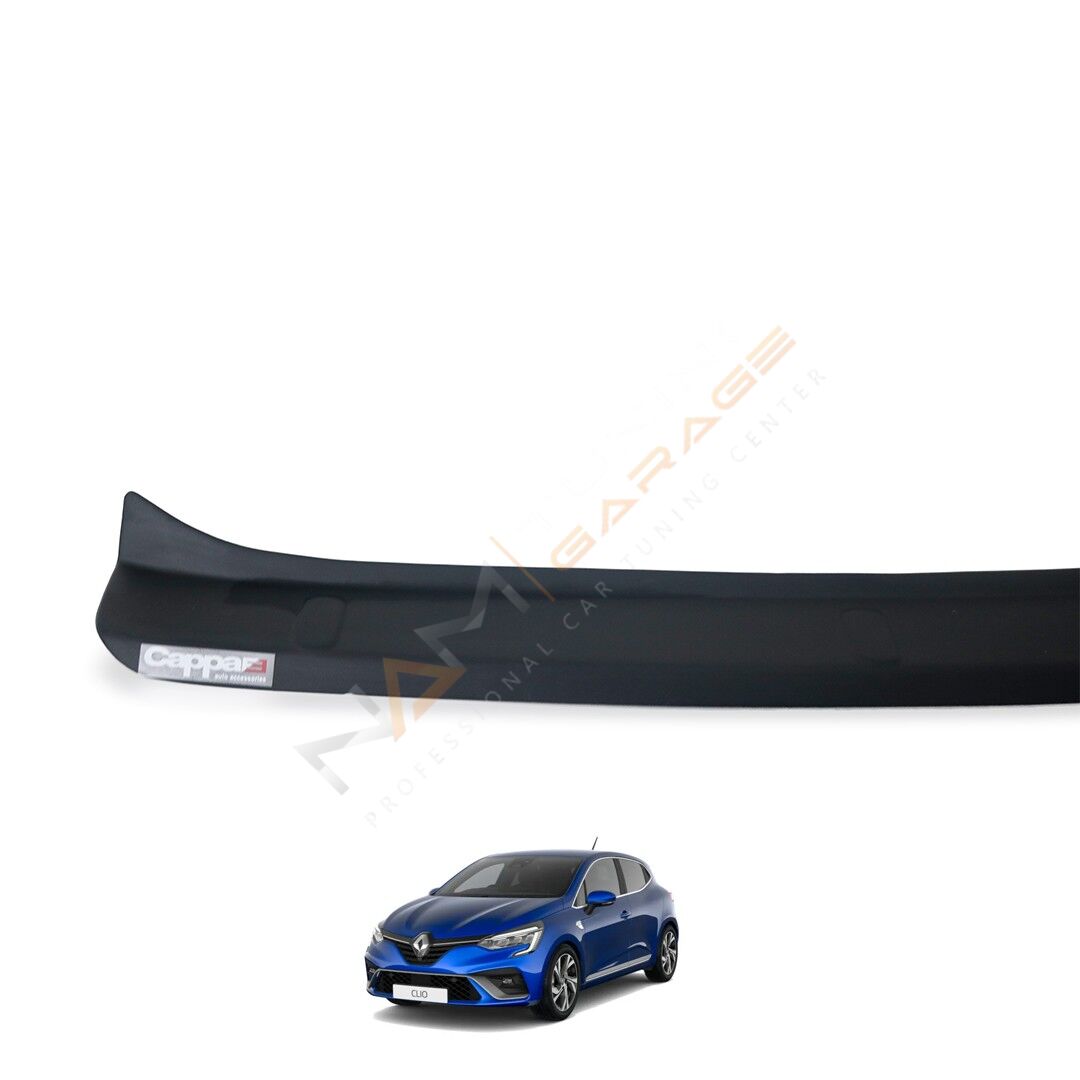 Renault Clio 5 Arka Tampon Eşiği 2020+ Tampon Üstü Koruma Parlak / Mat Siyah