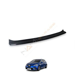 Renault Clio 5 Arka Tampon Eşiği 2020+ Tampon Üstü Koruma Parlak / Mat Siyah