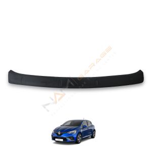 Renault Clio 5 Arka Tampon Eşiği 2020+ Tampon Üstü Koruma Parlak / Mat Siyah